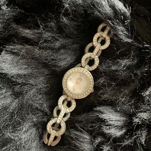 Anne Klein Womens Watch - Silver and CZ